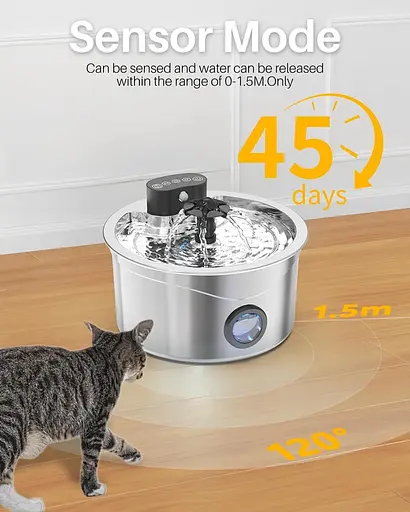 Фонтан для пиття для кішок 2,6 л - фото 3