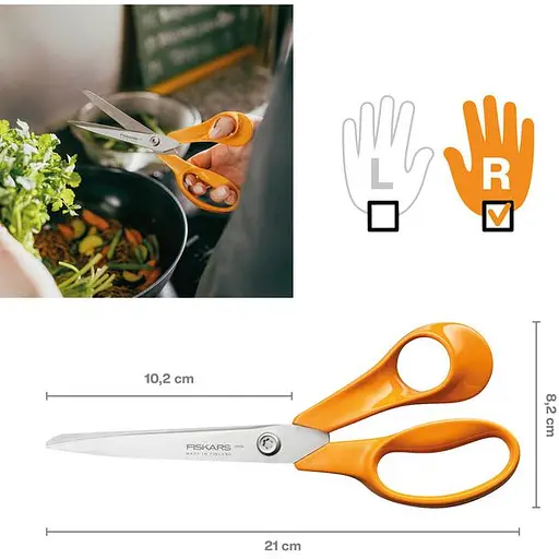 Ножницы Fiskars Classic универсальные 21 см (1075031) - фото 5