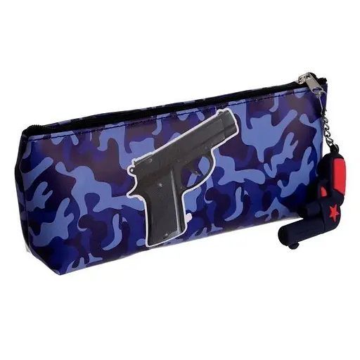 Пенал силіконовий із підвіскою Пістолет, PVC, 21147Y-P (В асортименті)