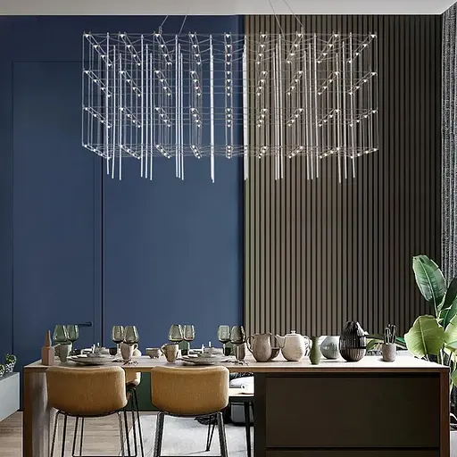 Люстра у формі паралелепіпеда у 3-х розмірах Line.F Довжина 75 см - фото 1