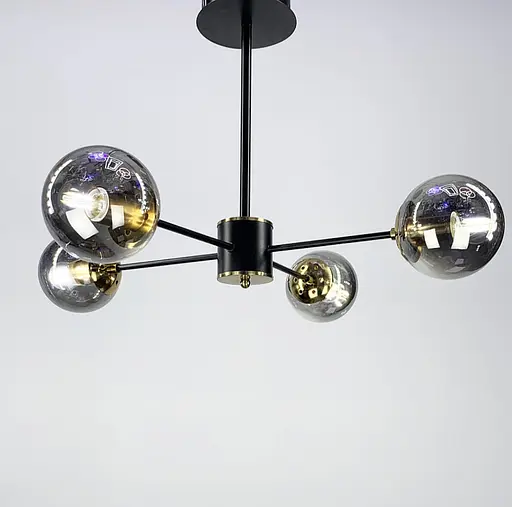 Лаконічний світильник у чорному корпусі | Арт. AOC 12 | Line F - фото 6