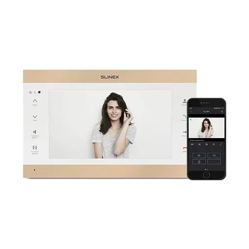 Відеодомофон SL-10IPTHD GOLD+WHITE Slinex (83-00005) - фото 3