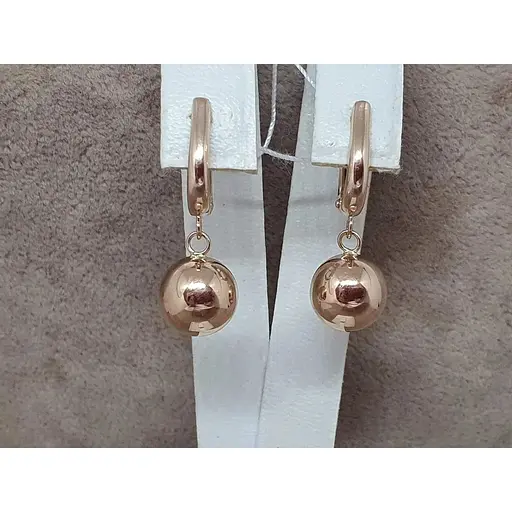 Золоті сережки-підвіски Favoritum Кул. 210137_9 - фото 4