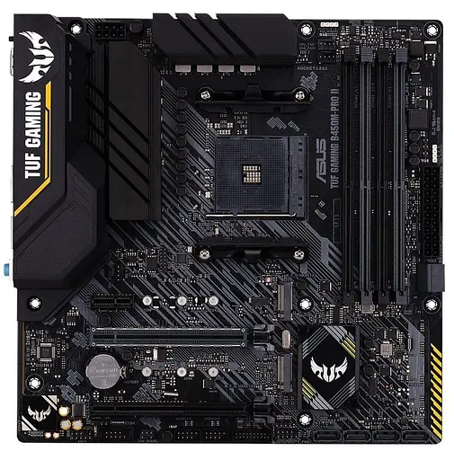 Материнская плата ASUS TUF Gaming B450M-Pro II (TUF Gaming B450M-Pro II) (Socket AM4, AMD B450, Micro-ATX) Б/у - фото 1