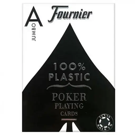 Карти гральні United States Playing Card Company Fournier 2800 Titanium Jumbo Index (blue) (1028935) - фото 1