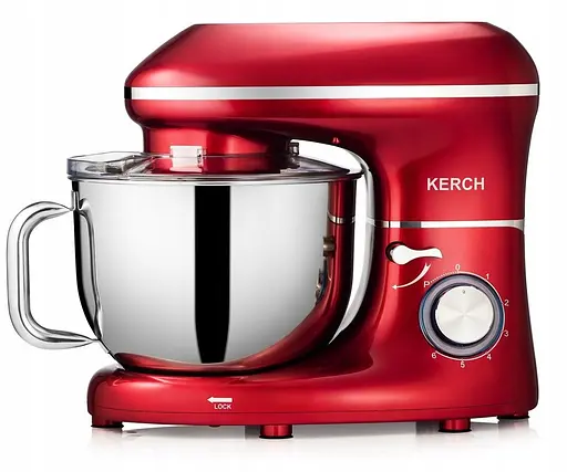 Тестомес миксер планетарный KERCH MyCHEF RED 2200 Вт - фото 5