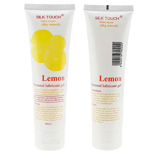 Інтимний гель-лубрикант зволожуючий Silk Touch з ароматом лимона 100 мл - фото 4