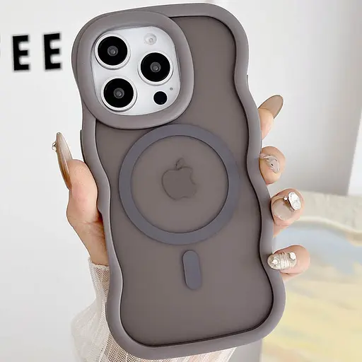 Чохол Epik TPU+PC Undine with MagSafe для Apple iPhone 12 Pro/12, 6.1 Grey - фото 3