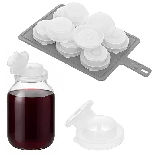 Набір із 10 поліетиленових кришок для виготовлення вина 87986 - фото 3