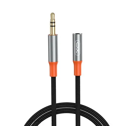 Адаптер XO NB-R269A 3.5 мм Male 3.5 мм Female 1 м Черный - фото 3