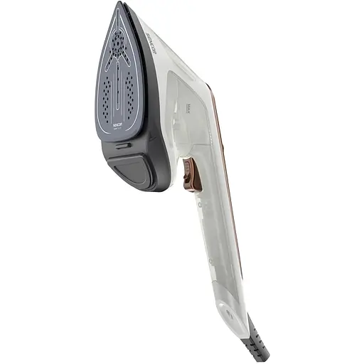 Sencor Отпариватель компактный, 1800Вт, 180мл, постоянный пар - 25гр, керамическая подошва, бело-коричневый - фото 1