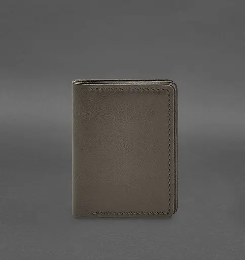 Кожаная обложка для водительского удостоверения, ID и пластиковых карт 2.1 темно-бежевый - фото 1