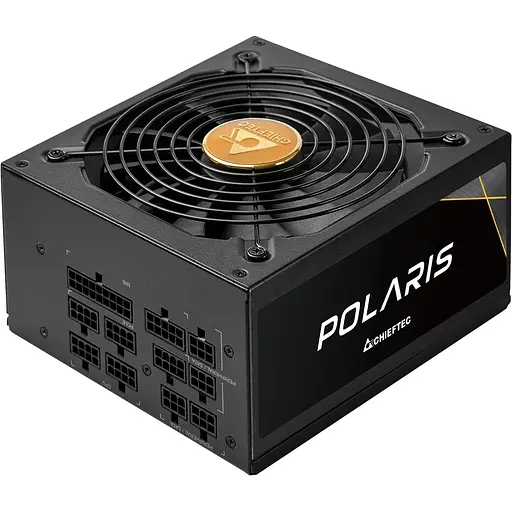 Chieftec Блок питания Polaris (1050W), >90%, 80+ Gold, 135mm FDB, 1xMB 24pin(20+4), 2xCPU 8pin(4+4), 4xMolex, 12xSATA, 4xPCIe 8pin(6+2), 1xPCIe