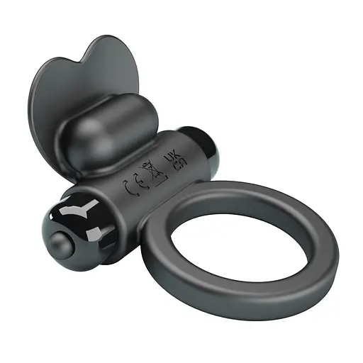 Виброкольцо Pretty Love Vibrant Penis Ring Debonaire 8.5 см черный - фото 6