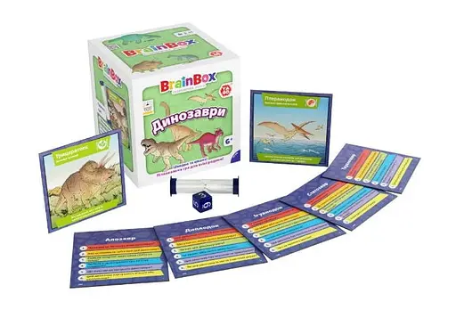 Настольная игра YaGo BrainBox Динозавры (укр.) (BZZBRDI02UA) - фото 4