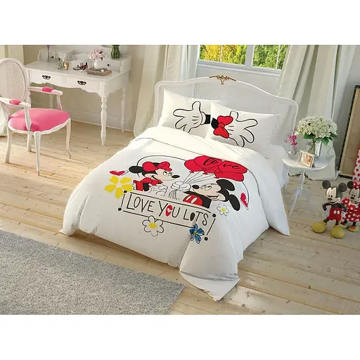 Комплект постільної білизни TAC Disney M&amp;M Sec Євро Різнокольоровий 000230160