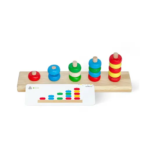 Детская развивающая игра "Пирамидка-считалочка" Igroteco 900439 - фото 5