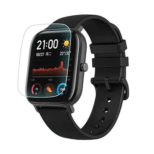 Защитная плёнка Amazfeel для смарт-часов Amazfit GTS/GTS2, комплект 2 шт. - фото 2