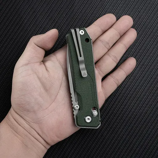 Ніж складаний SRM Rubik 7228B-MG, зелений - фото 8