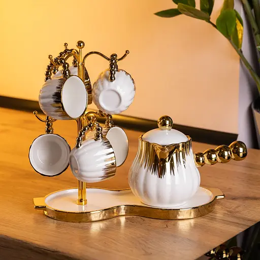 Набір для кави по-турецьки порцеляновий Energy на 6 персон  FM-JJ-5 - фото 3