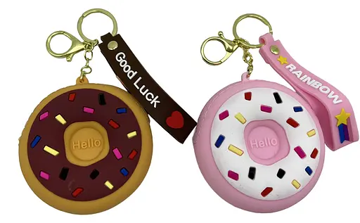 Гаманець силіконовий Донат, 9 см - фото 2