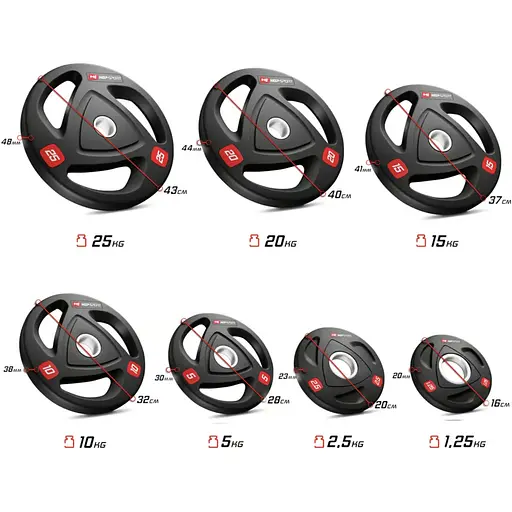 Диск олимпийский Hop-Sport 2,5 кг - фото 7