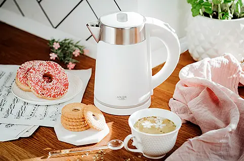 Электрочайник Белый 0.6л Adler AD 1372 - фото 7