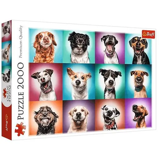 Пазл Trefl Смешные портреты собак коллаж 2000 эл. (27119)