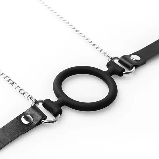 Зажимы для сосков с кляпом Bedroom Fantasies Nipple Clamps & Silicone Gag Ring - фото 4