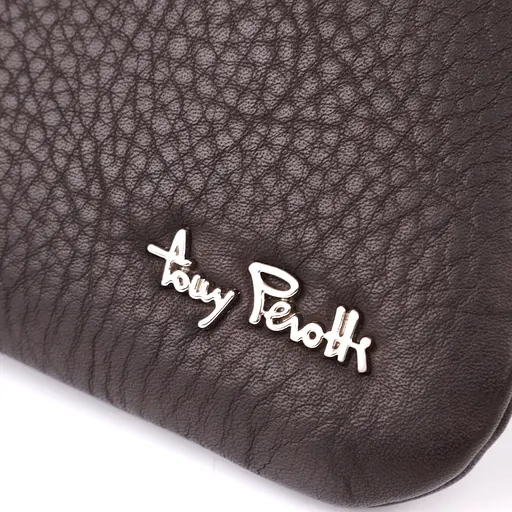 Сумка Tony Perotti из матовой зернистой натуральной кожи 16х19.5х1 см sum0028953 - фото 6