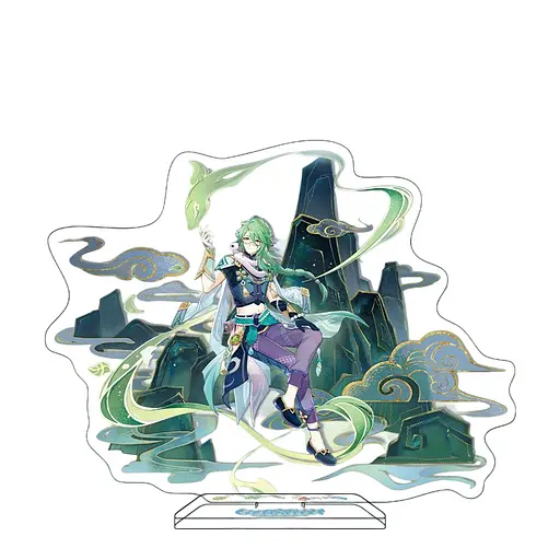 Акриловая фигурка Геншин Бай Чжу Genshin Impact Baizhu 10 см