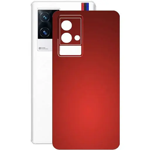 Захисна плівка StatusSKIN для Vivo iQOO 8 Корпус Вініл червона матова
