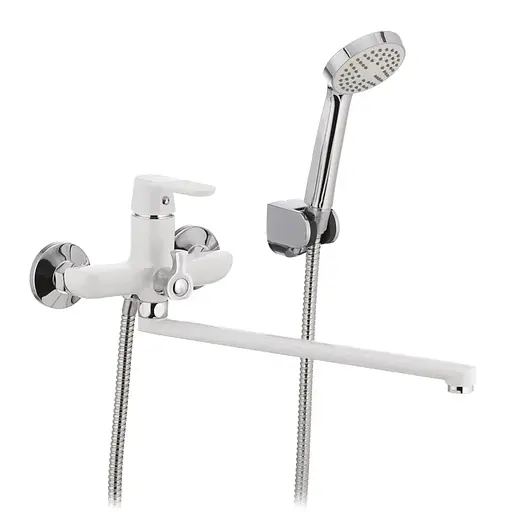 Смеситель для ванны Mixxus Premium Tiger 006 white MI0572 Белый матовый - фото 1