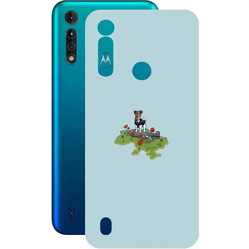 Защитная пленка StatusSKIN для Motorola Moto G8 Power Lite Корпус Винил Патрон 2 - фото 1