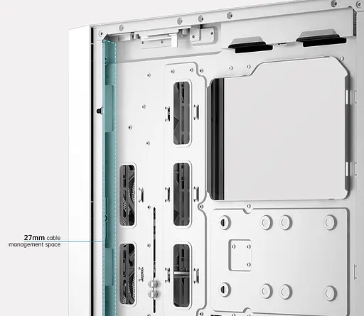 Корпус PcCooler C3D510 ARGB Tempered Glass White (C3D510 WH ARGB) без блока питания - фото 9