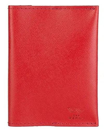 Паспортная обложка красная Сафьяно - фото 1