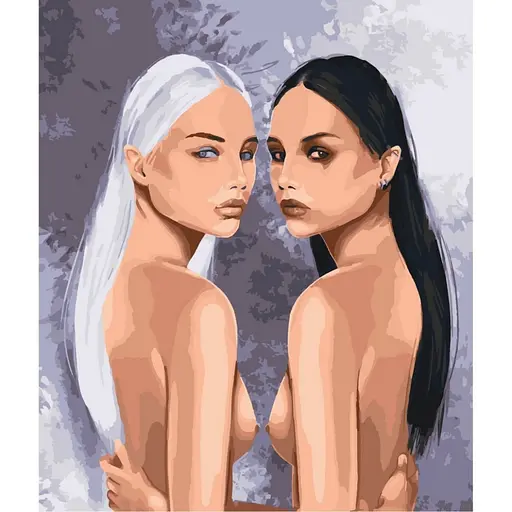 Картина по номерам "Противоположности" ©VALLERONY 10121-AC 40x50 см