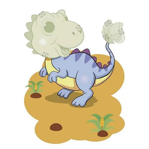 Детский набор творчества Объемные аппликации "Диномир" 1505001 - фото 3