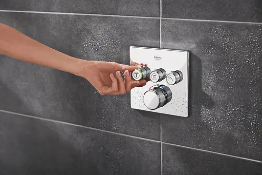 Душова система прихованого монтажу Grohe Grohtherm Smartcontrol з New Tempesta 250 UA26415SC6, Хром - фото 6