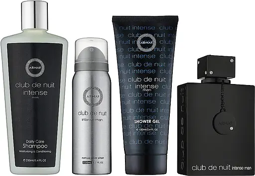Набір Armaf Club De Nuit Intense Man 105мл + дезодорант 200мл + шампуль + гель - фото 2