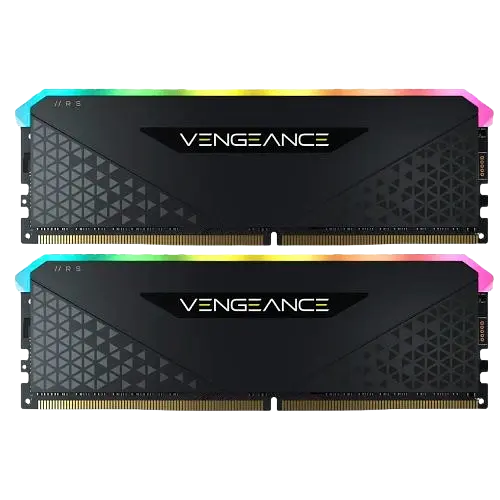 Оперативна пам'ять Corsair 16GB (2x8GB) DDR4 3200MHz Vengeance RGB RS (CMG16GX4M2E3200C16)