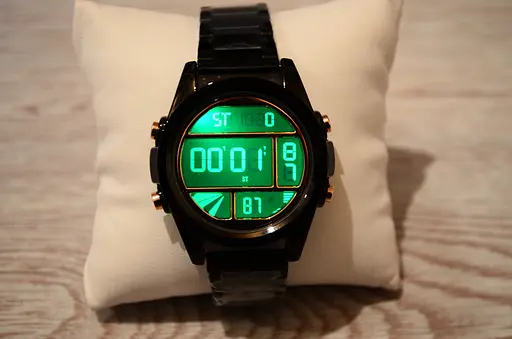 Наручний чоловічий годинник Skmei 1448 Indigo Чорний Рожеве золото - фото 3