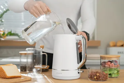 Ardesto Электрочайник 1.7л, Otter, пластик, белый матовый - фото 8