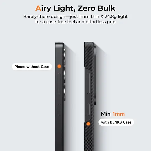 Чехол Benks Montage ArmorAir Kevlar Case 600D/1500D Magnetic для Samsung Galaxy S25 Ultra Black (6948005949235) [141718] - фото 13