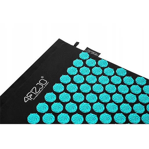 Коврик акупунктурный 4FIZJO Eco Mat XL Аппликатор Кузнецова с подушкой 72 x 42 см 4FJ0380 Black/Blue (P-5907739313911) - фото 7