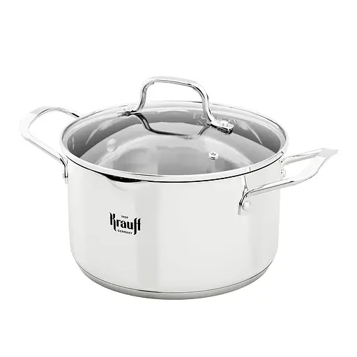 Каструля Krauff Cook & Joy зі скляною кришкою 4.6 л 22 см (26-238-119)