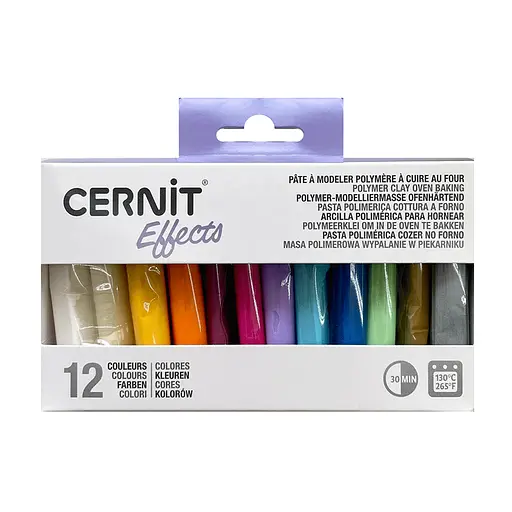 Набір пластики Effects Colours 12х25г Cernit