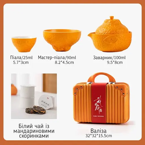 Чайный набор DH-R005 Мандарин подарочный - фото 8