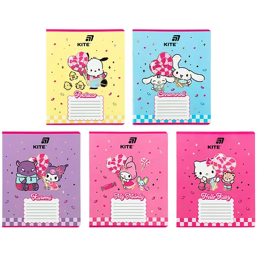 Набор тетрадей Kite Hello Kitty 20 шт. 18 листов в линию (HK26-237) - фото 1