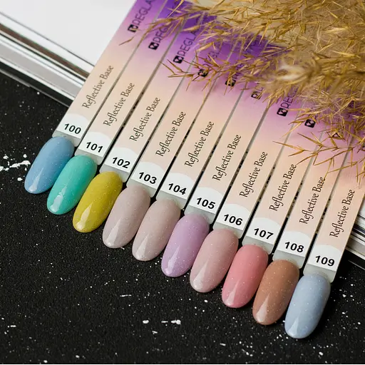 Світловідбиваюча (Reflective) база Reglance 107 "Mauve", 7.5 мл - фото 3